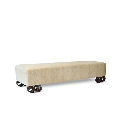 Pearl White Bench