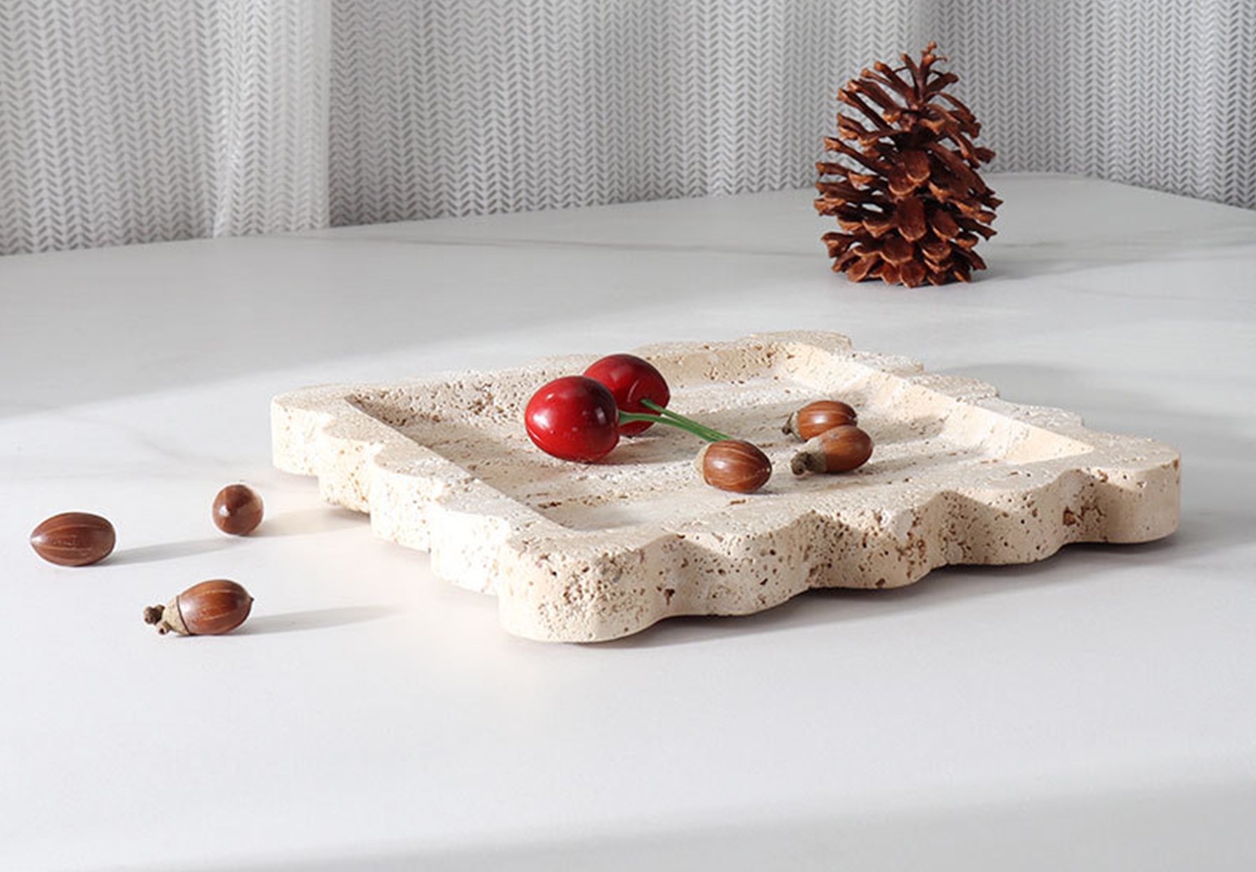 Oak Stone Dish