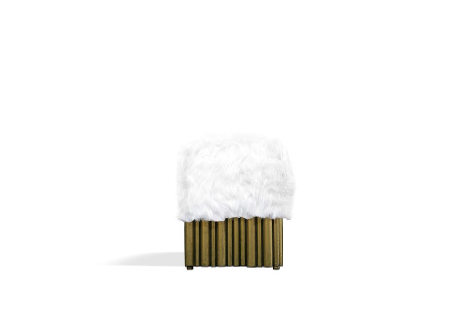 Velour Ottoman - Image 3