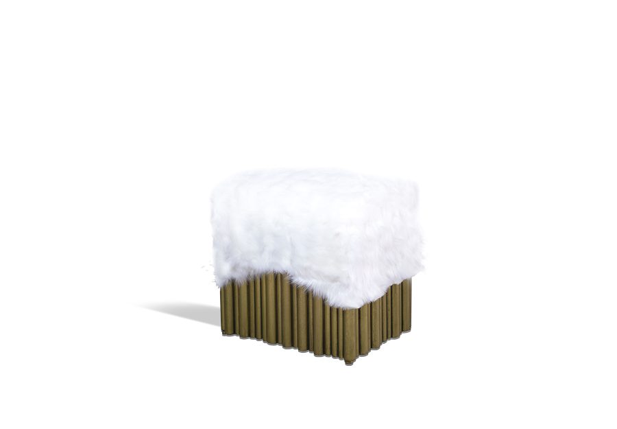 Velour Ottoman - Image 2